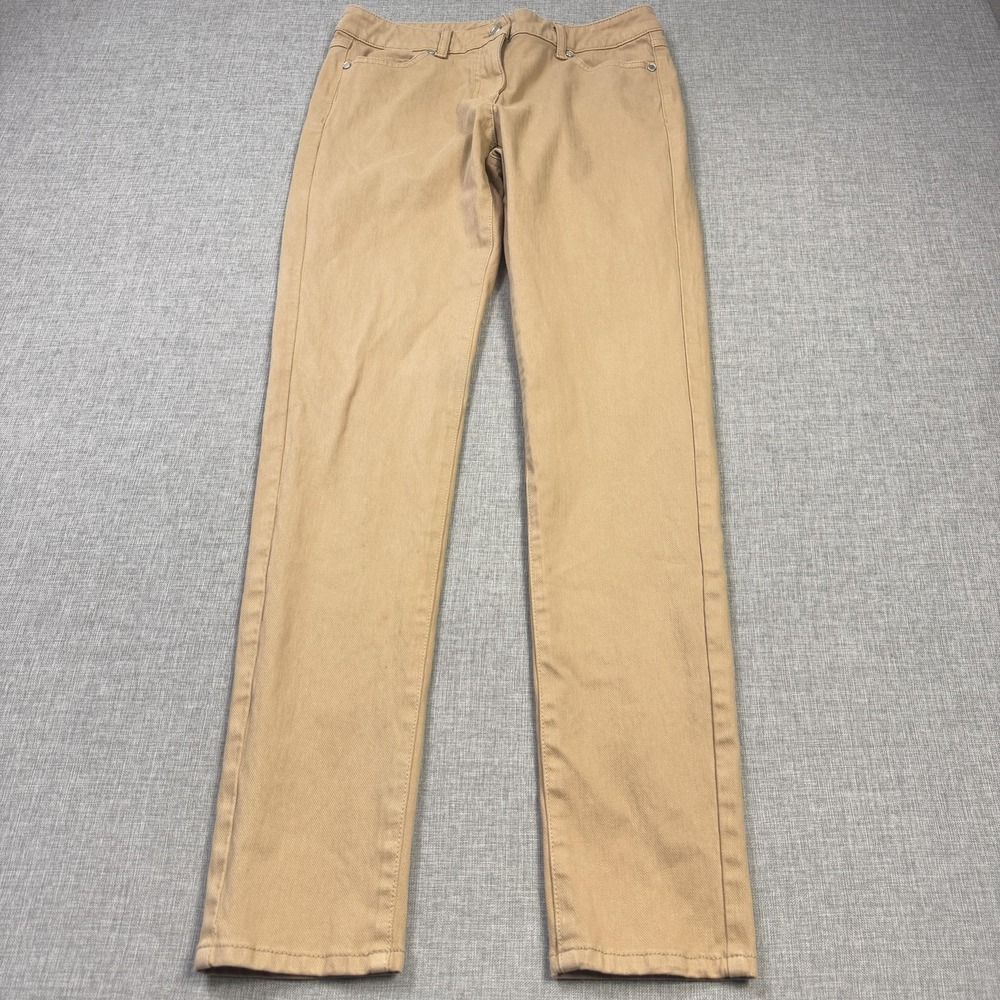 J. McLaughlin Pants Womens 6 Beige Chino Twill Flat Front Pockets Stretch